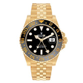 Rolex GMT-Master II Yellow Gold Black Dial Jubilee 126718