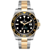 Rolex GMT-Master II Steel Yellow Gold Black Dial 116713