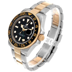 Rolex GMT-Master II Steel Yellow Gold Black Dial 116713