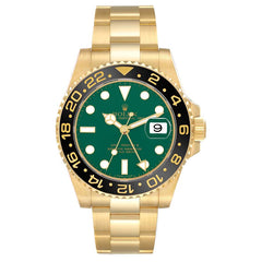Rolex GMT-Master II Gold Green Dial 116718