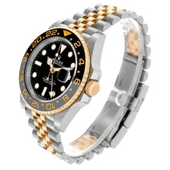 Rolex GMT-Master II Yellow Gold Jubilee Steel Grey Bezel 126713
