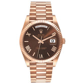 Rolex Day-Date Rose Gold Chocolate Dial 40mm