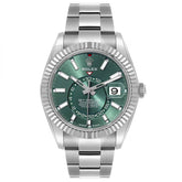 Rolex Sky Dweller 42mm Steel Green Dial 336934