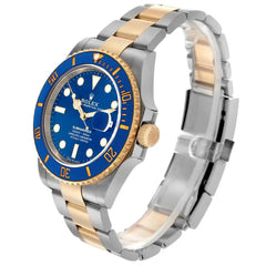 Rolex Submariner 2-Tone Blue Ceramic Bezel 116613LB