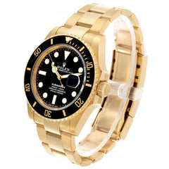 Rolex Submariner Gold Black Dial Bezel 126618