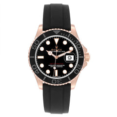 Rolex Yachtmaster 40mm Rose Gold Oysterflex Bracelet 116655