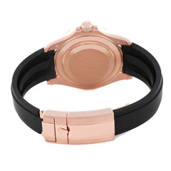 Rolex Yachtmaster 40mm Rose Gold Oysterflex Bracelet 116655