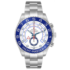 Rolex Yachtmaster II Regatta Blue Cerachrom Bezel Steel 116680
