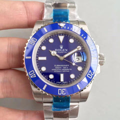 Rolex Submariner Smurf Ceramic Blue Dial 116619