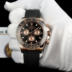 Rolex Daytona Cosmograph Rose Gold Oysterflex 116515