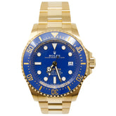 Rolex Deepsea Sea-Dweller 44mm Yellow Gold Blue Dial Unworn 136668
