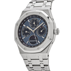 Audemars Piguet Royal Oak Steel Perpetual Calendar Blue Dial 41mm 26574ST