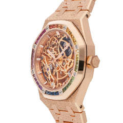 Audemars Piguet Royal Oak Double Balance Wheel Openworked Frosted Rose Gold 41mm 15468OR