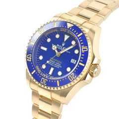 Rolex Deepsea Sea-Dweller 44mm Yellow Gold Blue Dial Unworn 136668