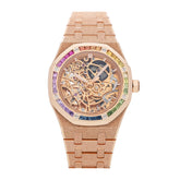Audemars Piguet Royal Oak Double Balance Wheel Openworked Frosted Rose Gold 41mm 15468OR