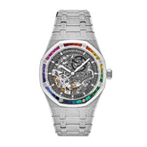 Audemars Piguet Royal Oak Rainbow Double Balance Wheel Openworked Frosted Steel 41mm 15412BC