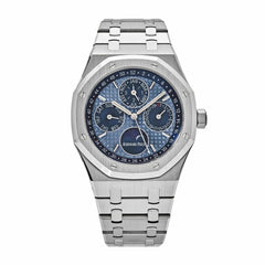 Audemars Piguet Royal Oak Steel Perpetual Calendar Blue Dial 41mm 26574ST