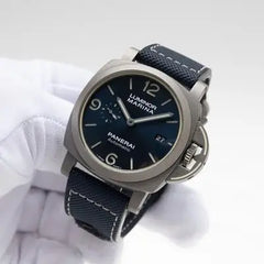Panerai Luminor Marina "70 Years Of Luminor" Blue Dial Sundblasted Titanium 44mm PAM01117