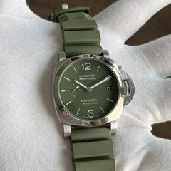 Panerai Luminor 1950 GMT Green Dial MS Dhoni Edition 44mm PAM01056