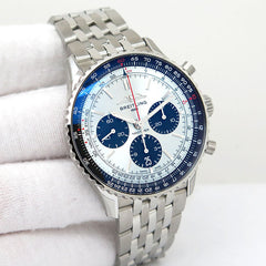 Breitling Navitimer B01 Silver Dial Steel 43mm AB0138241