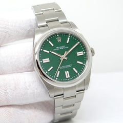 Rolex Oyster Perpetual 41mm Green Dial 126000