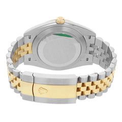 Rolex Datejust II Two Tone Black Stick Dial Jubilee 41mm