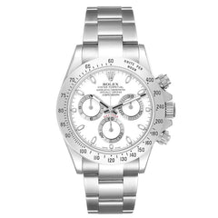 Rolex Daytona Cosmograph White Dial Steel 116520