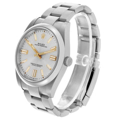 Rolex Oyster Perpetual 41mm Silver Dial 124300