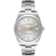 Rolex Oyster Perpetual 41mm Silver Dial 124300
